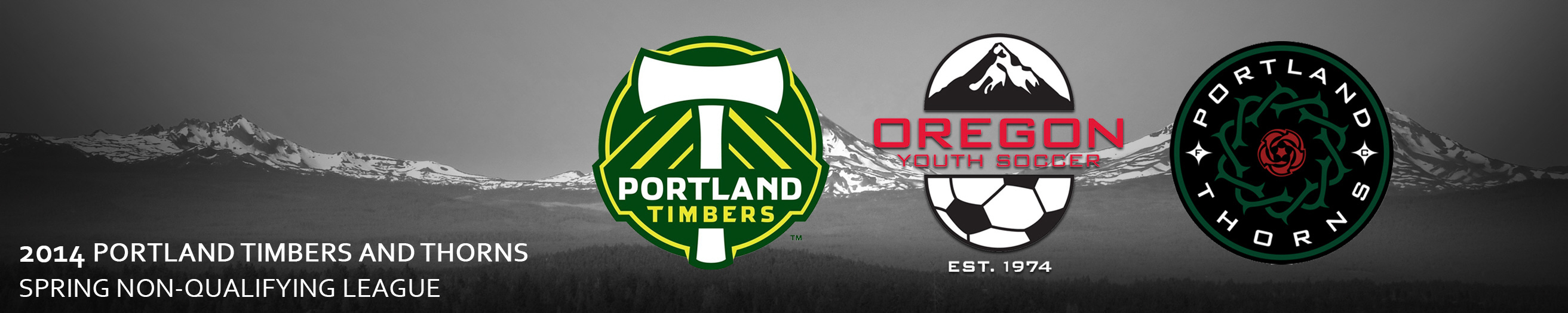2014 Portland Timbers and Thorns Spring League banner